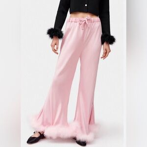 Sleeper Pink Satin Pajama Pants